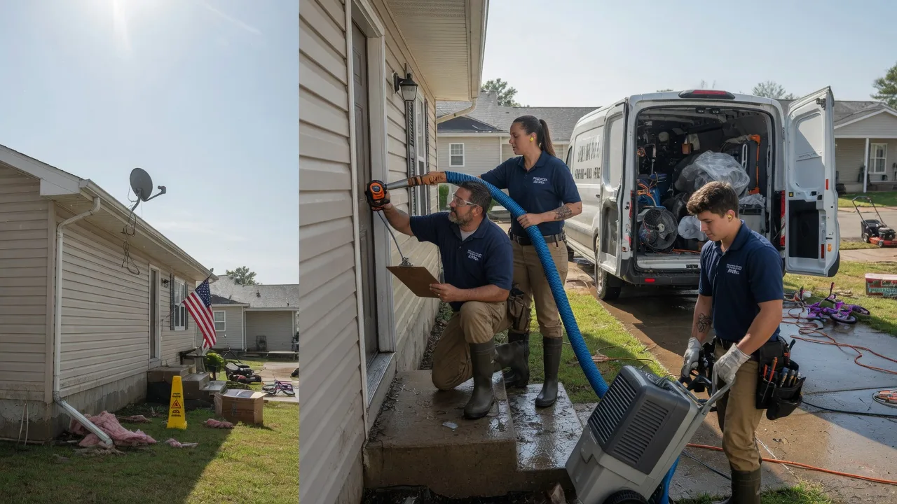 Ceiling Water Damage Restoration in Paige, TX near me